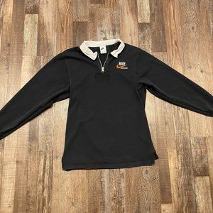 Nike Sportswear black rugby shirt